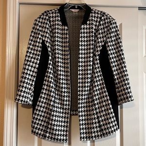 Dillards Allison Daley Houndstooth Stylish Jacket Plus Size 20